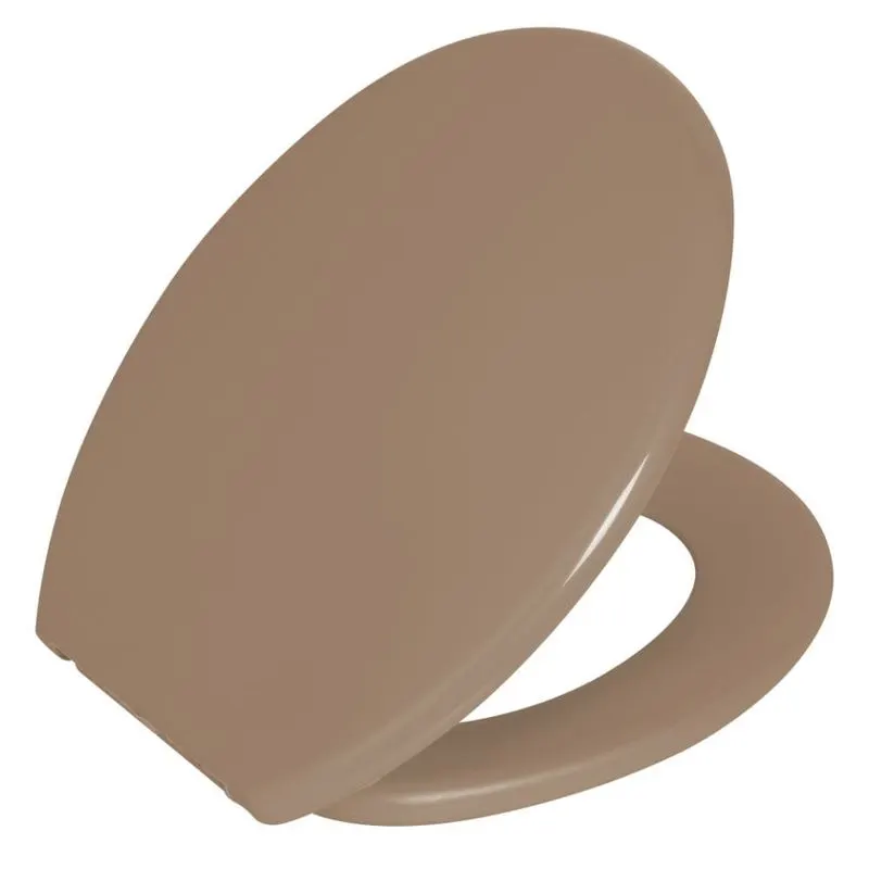 Assento Sanitário Oval Soft Bege 6 Astra