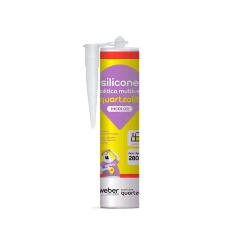 Silicone 280GR Transparente Quartzolit