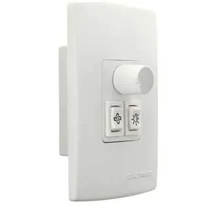 Controle para Ventilador de Teto 1L Rotação Branca Qualitronix