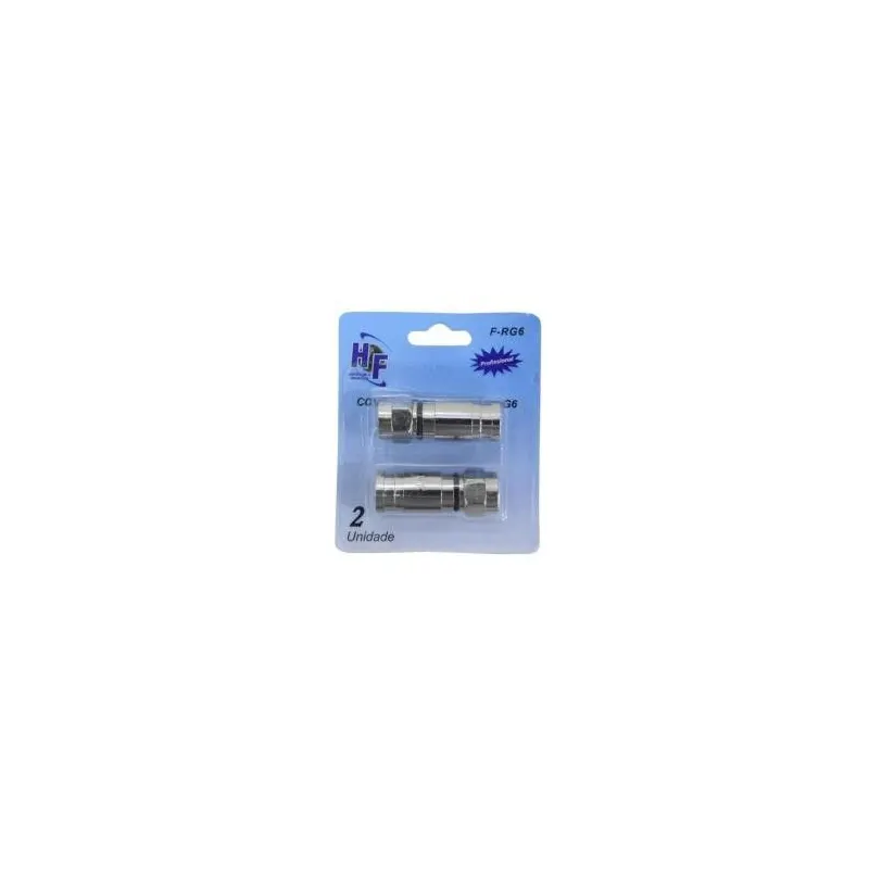 Conector Cabo Net Rg6 Blister C/2 Hf