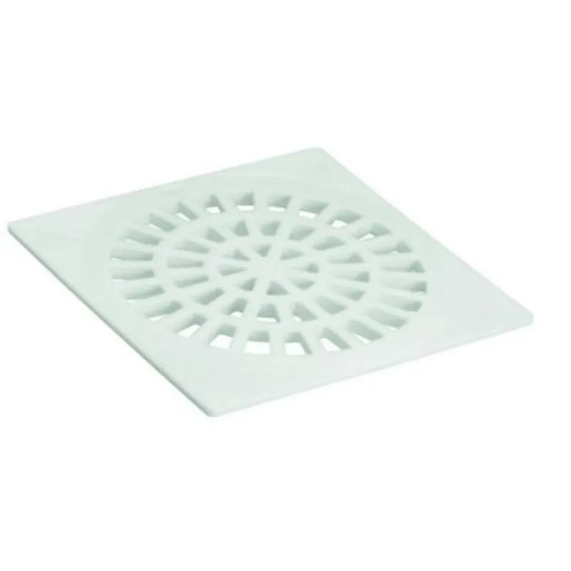 Grelha Quadrada PVC Branca 10X10CM AMANCO
