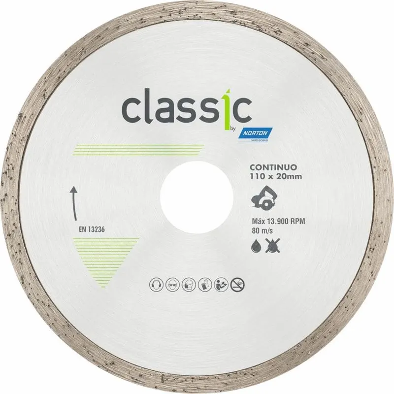 Disco de Corte Diamantado Classic Continuo Norton