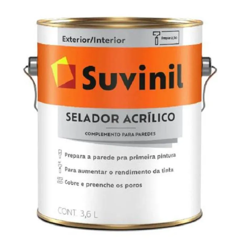 Selador Acrílico Galão 3,6L Suvinil