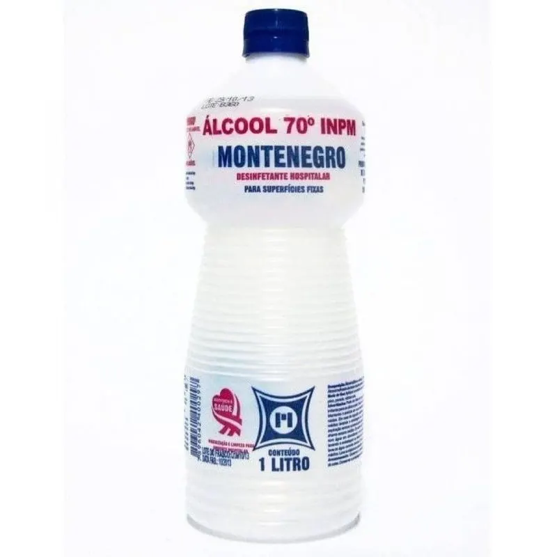 Álcool Montenegro 70º 1LT