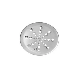 Grelha Aço Inox 10X10CM Redonda Sem Caixilho Perola