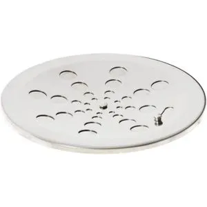 Grelha Aço Inox 15X15CM Redonda Sem Caixilho Perola