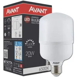 Lâmpada LED 20W Bivolt Branca Avant