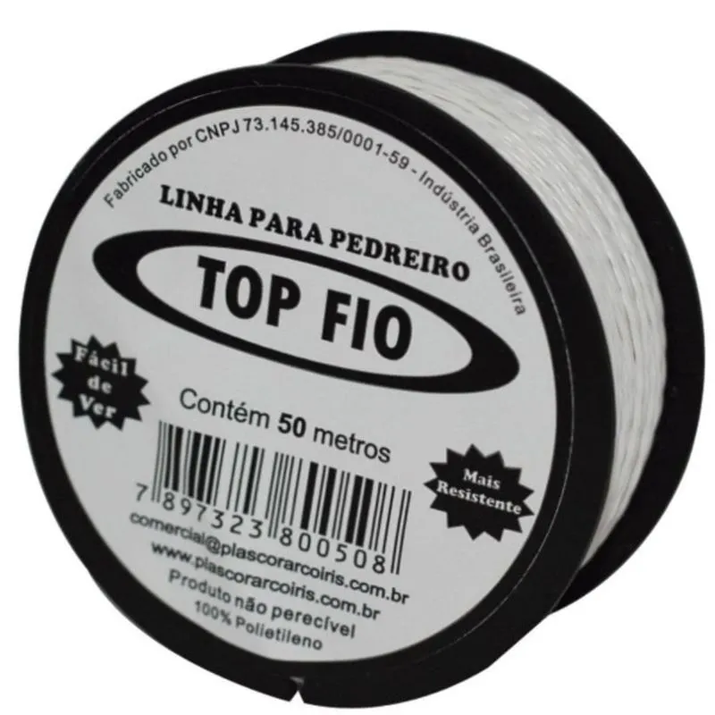 Linha de Pedreiro 50MT Top fio