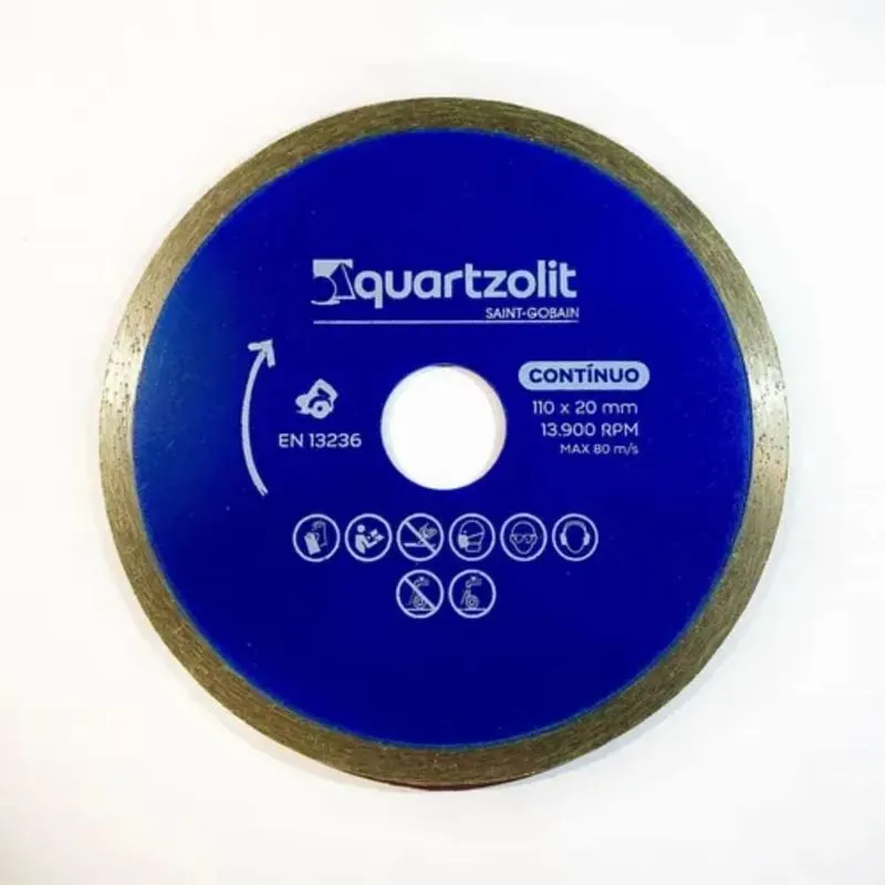 Disco de Corte Diamantado Contínuo Quartzolit