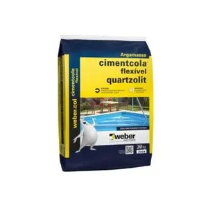 Argamassa Cimentcola Flexivel AC3 Cinza 20KG Quartzolit