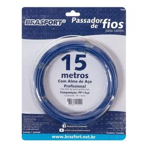 Passa Fio com Alma de Aço 15MT Brasfort