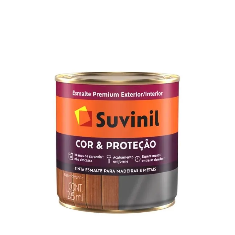 Tinta Esmalte Brilho Preto 0.225LT Suvinil