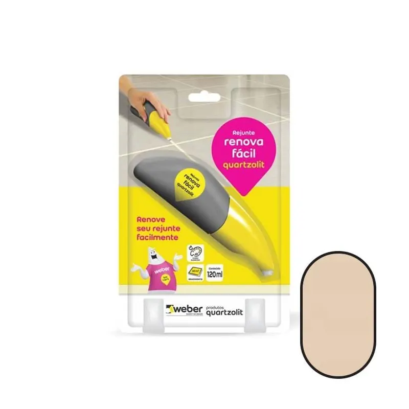 Rejunte Renova Fácil Bege 120ML Quartzolit