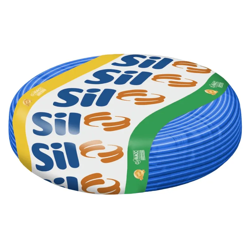 Fio Cabinho Flexível 1MM Azul 1MT Sil