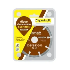 Disco de Corte Diamantado Segmentado Quartzolit