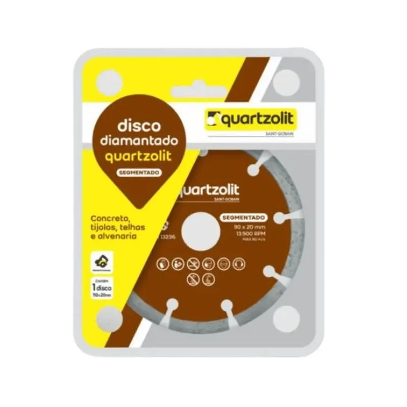 Disco de Corte Diamantado Segmentado Quartzolit