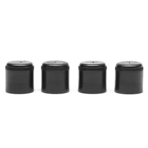 Ponteira Externa 3/4" Preta com 4 Unidades