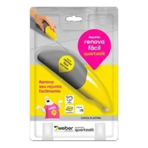 Rejunte Renova Fácil Cinza Platina 120ML Quartzolit