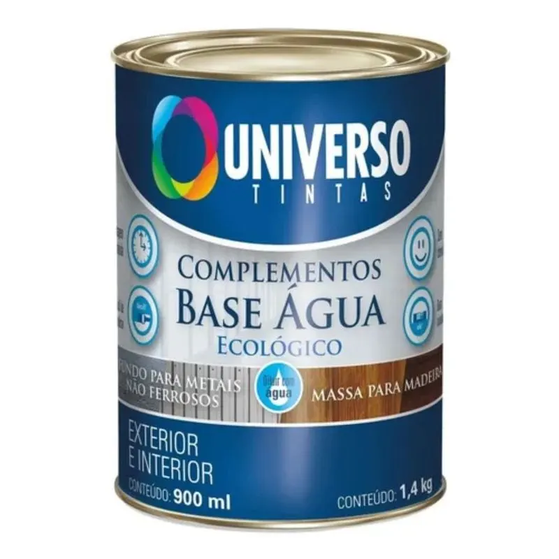 Massa para Madeira 1/4 900ML Base Água Universo