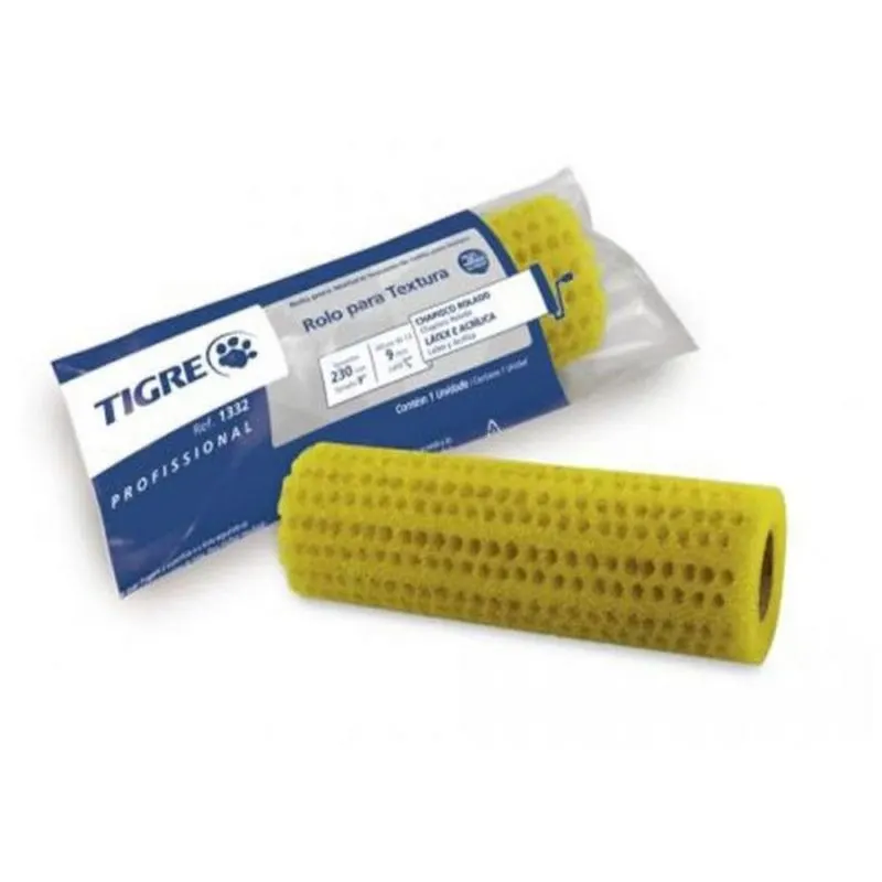 Rolo de Espuma 23CM Chapisco Rolado Tigre