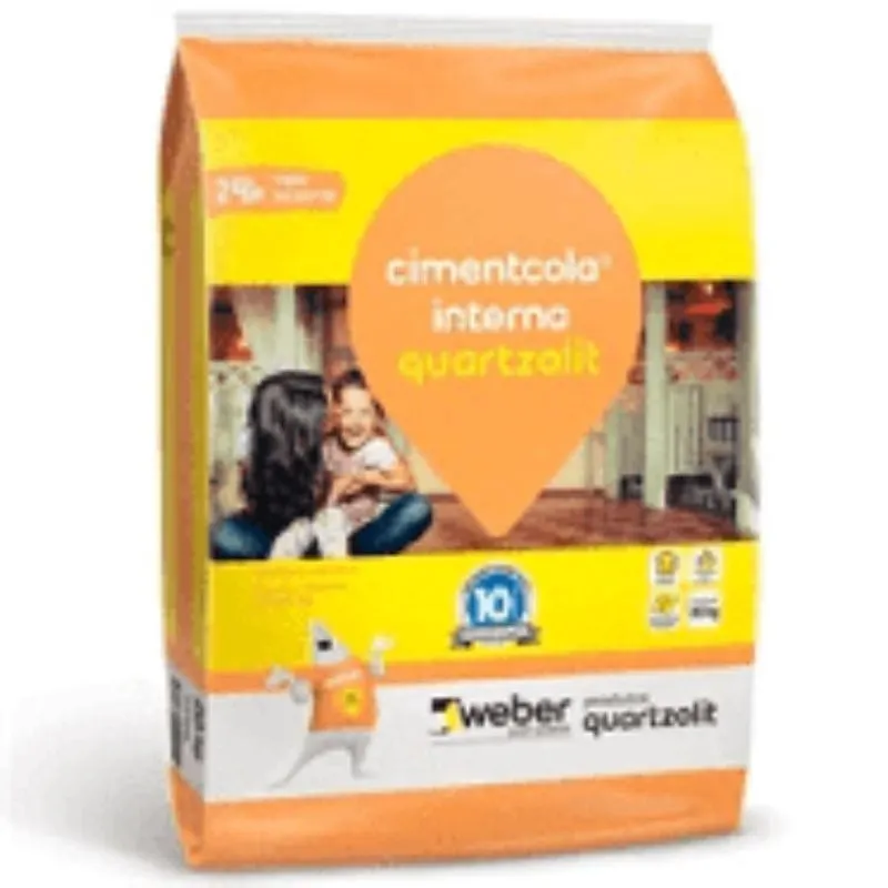Argamassa Interna 20GK Cinza Cimentcola AC1 Quartzolit
