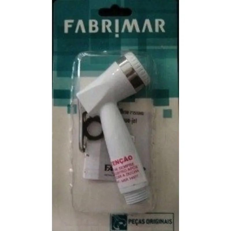 Pistola AJET Branca e Cromada FABRIMAR