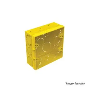 Caixa Para Luz Amarela 4X4 Tigre