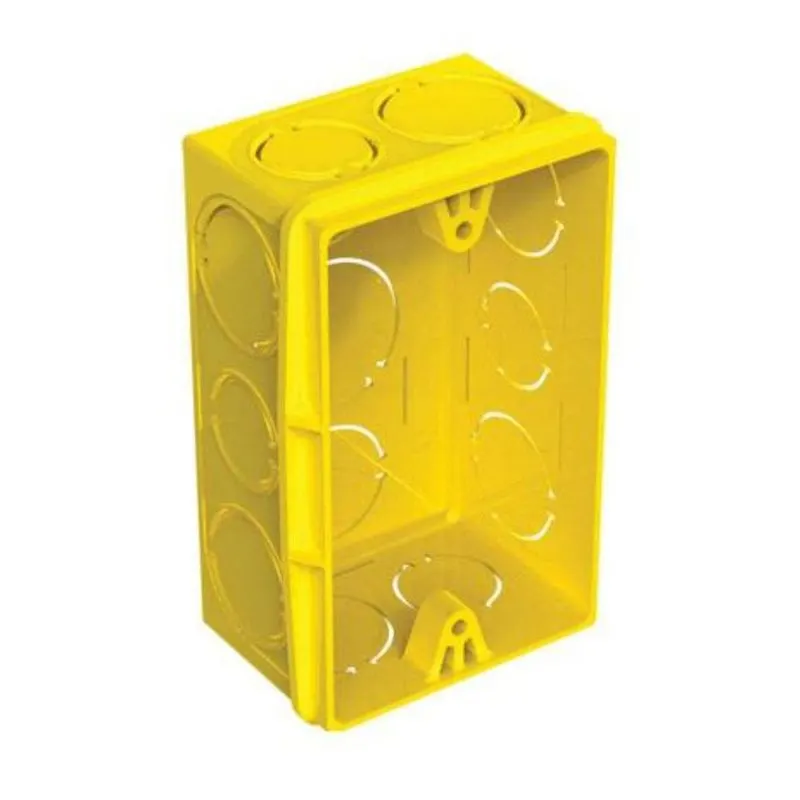 Caixa Para Luz Amarela 4X2 Tigre