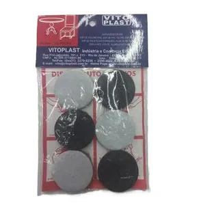 Protetor Feltro 40MM 6 Peças Redondas Grande