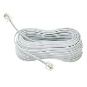 Cabo Liso para Telefone Fax 5MT