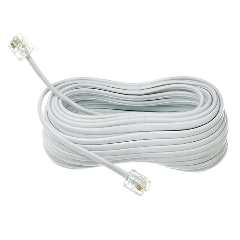 Cabo Liso para Telefone Fax 5MT