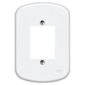 Placa 4X2" F3 Blanc Fame