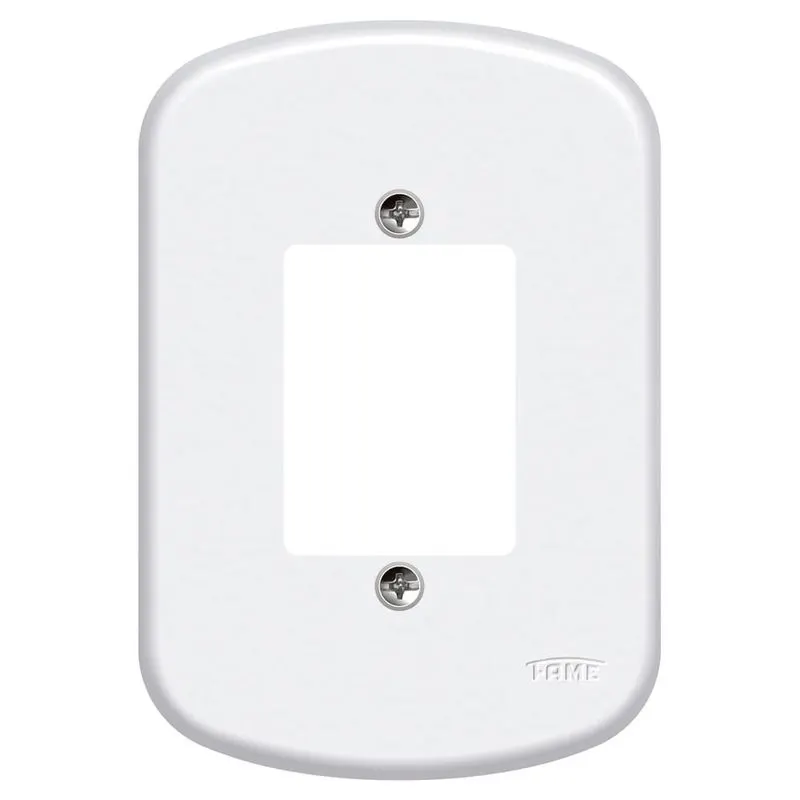 Placa 4X2" F3 Blanc Fame