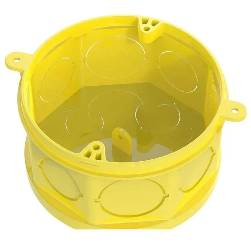 Caixa Para Luz Amarela 4X4 Octagonal Tigre