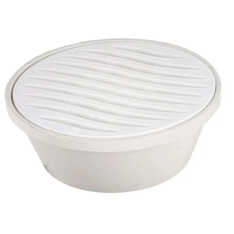 Ralo Sifonado Cônico Branco com Grelha 100X40MM