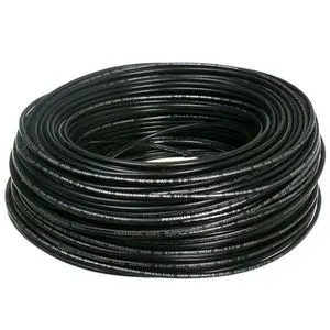 Fio Cabinho Flex 10MM Preto Rolo 100MT