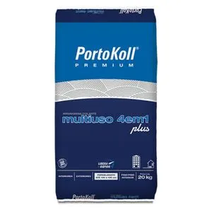 Argamassa Multiuso 4 Em 1 20KG Cinza PortoKoll