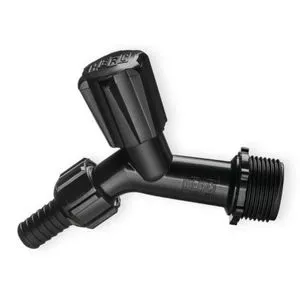 Torneira para Jardim 1/2" PVC Preta HERC