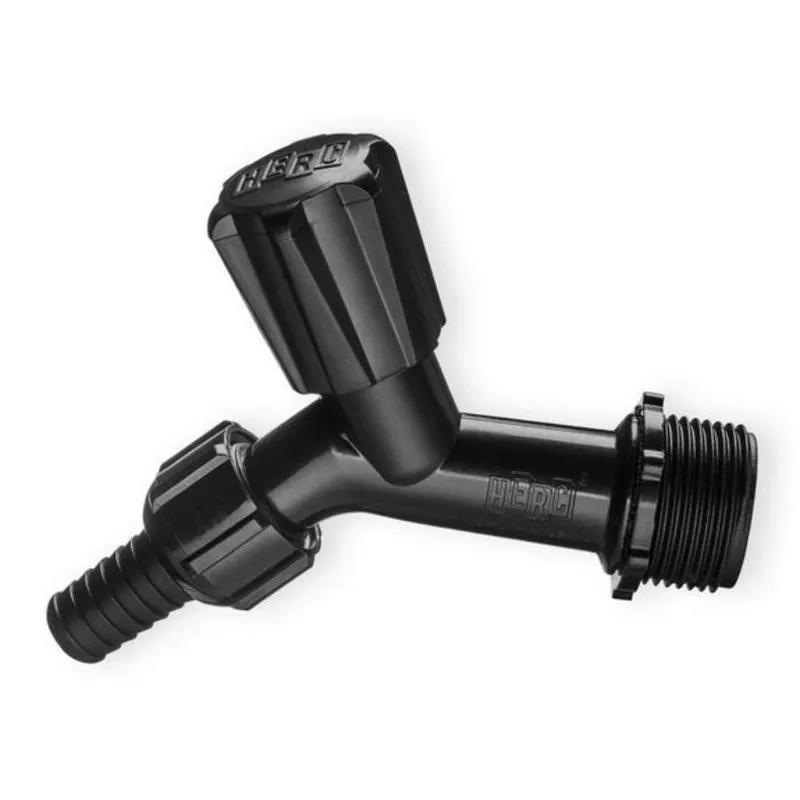 Torneira para Jardim 1/2" PVC Preta HERC