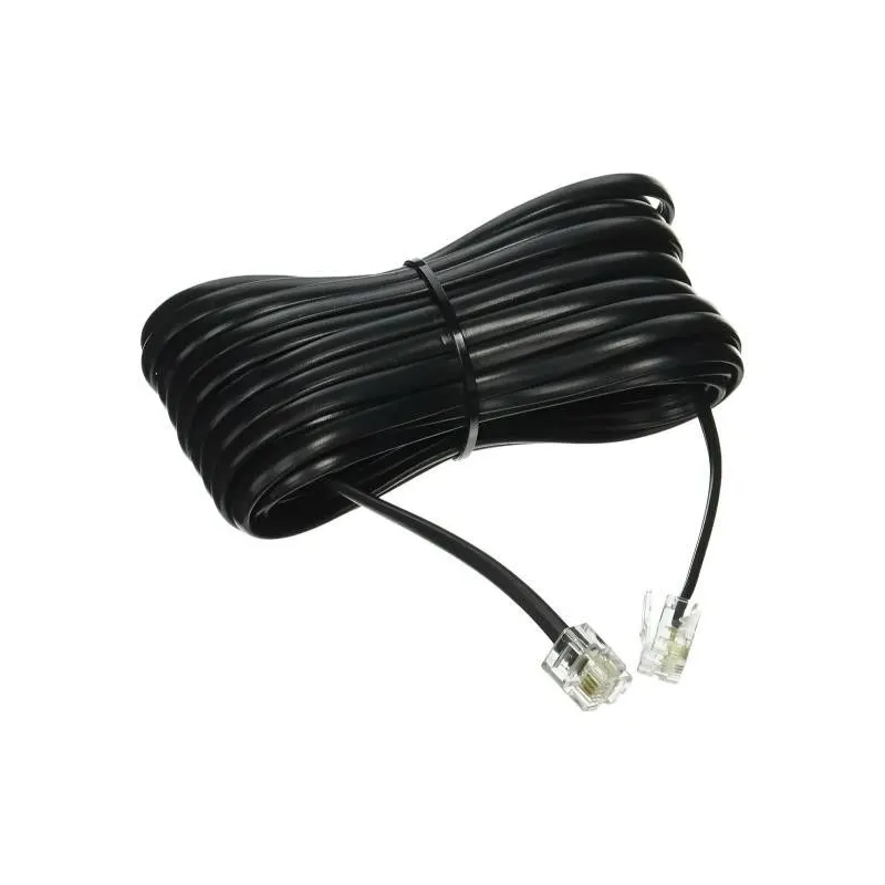 Cabo Liso para Telefone Fax 10MT