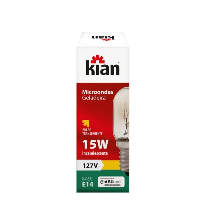 Lâmpada Geladeira Microondas 15W 127V E14 Brasfort