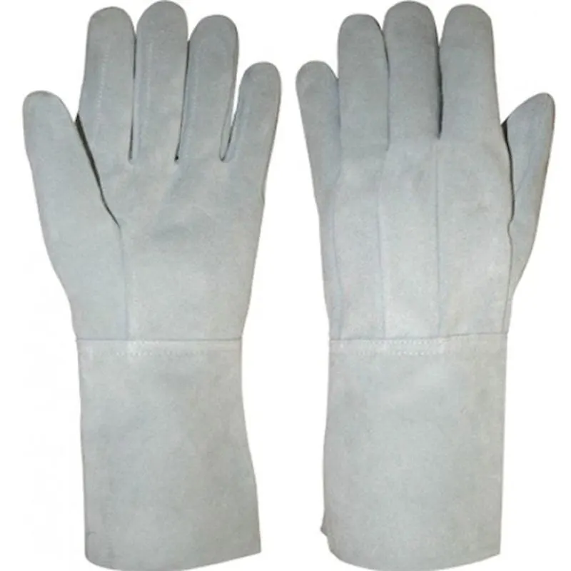 Luva de Raspa Couro Longa 20CM Touro
