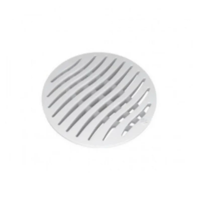 Grelha Redonda PVC Branca 10X10CM Tigre