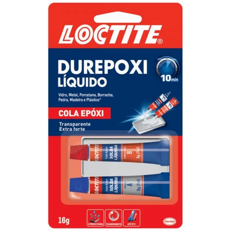 Durepoxi Líquido 16 Gr 10 Min Loctite