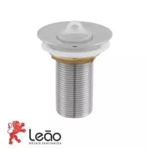 Válvula Para Tanque Metal Cromado 1630 Leão