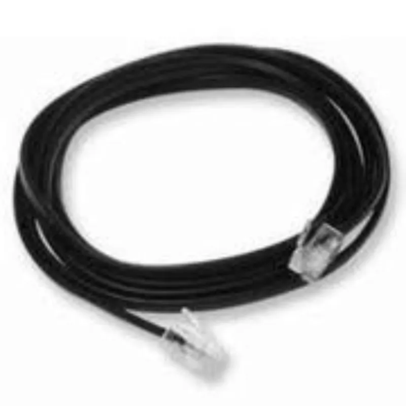 Cabo Liso para Telefone Fax 1,75 Preto