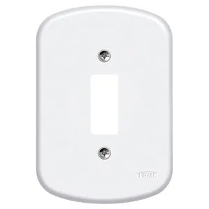 Placa 4X2" F1 Blanc Fame