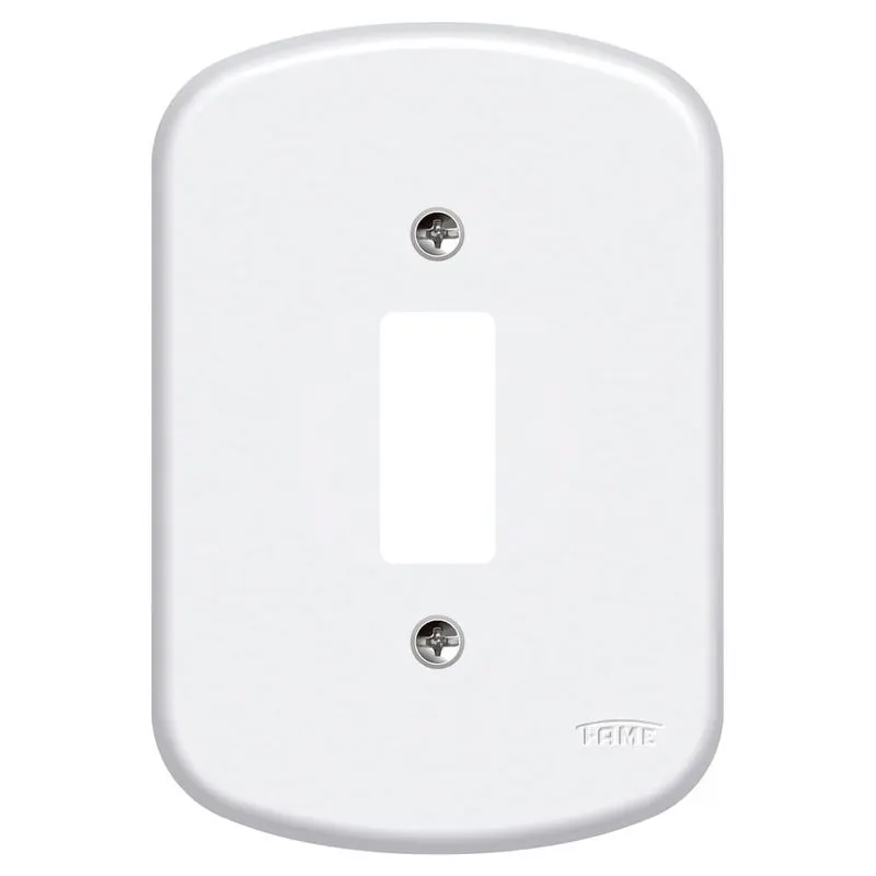 Placa 4X2" F1 Blanc Fame