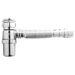 Sifão Sanfonado Universal Copo Cromado SSUC2