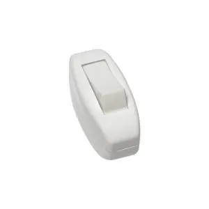 Interruptor Meio Cordao Branco Perlex